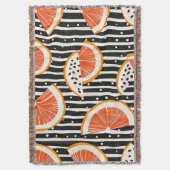Couverture Rayures de tranches de citron bold (8) (devant Vertical)