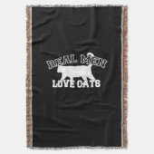 Couverture Real Men Love Cats Celui-ci est blanc (devant Vertical)