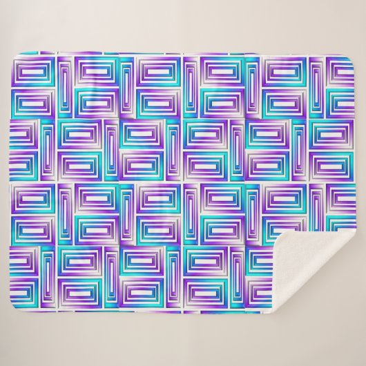 couverture rectangulaire géométrique (Devant (Horizontal))