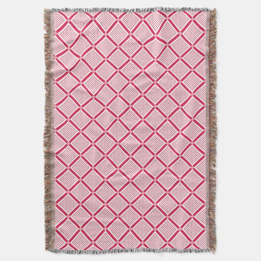Couverture Red and white geometric checkered pattern retro    (devant Vertical)