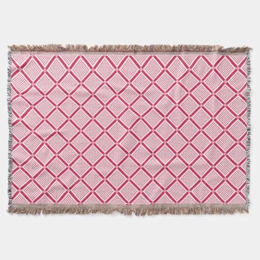 Couverture Red and white geometric checkered pattern retro    (Devant)