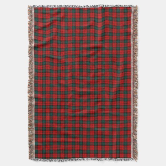 Couverture Red et Green Stewart du clan d'Atholl Tartan (devant Vertical)