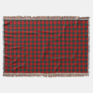 Couverture Red et Green Stewart du clan d'Atholl Tartan