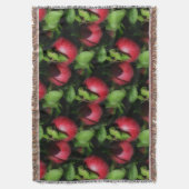 Couverture Red McIntosh Apples Motif d'art naturel (devant Vertical)