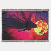 Couverture Red Moon Shadow Woman Conception de mystère (Devant)