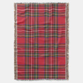 Couverture Red Plaid Scottish Tartan Holiday (devant Vertical)