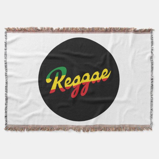 Couverture Reggae Musique avec couleurs du drapeau reggae (Devant)