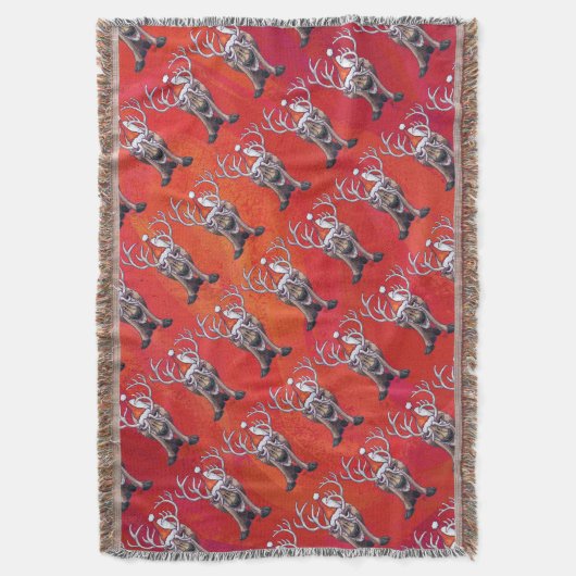 Couverture Reindees Noël Sur Vert (devant Vertical)