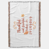 Couverture remerciant et reconnaissant l'action de grâce (devant Vertical)