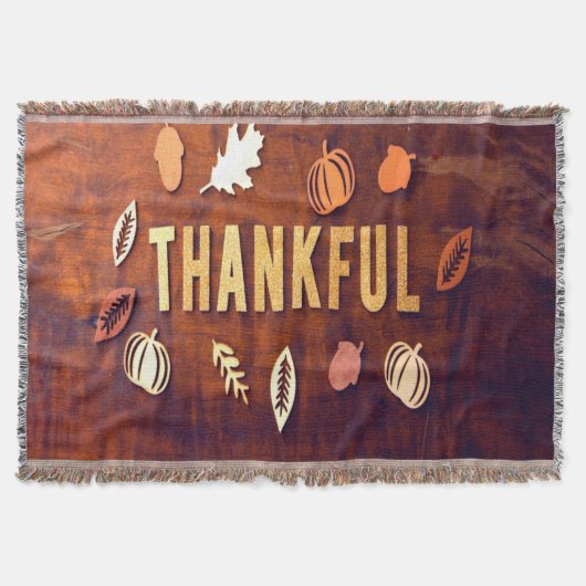Couverture Remerciements Thanksgiving Fall Leaves Citrouille (Devant)