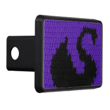 Profil de cygne noir Crochet d'artiste violet Impr