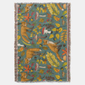 Couverture Renard d'automne sur pin vert (devant Vertical)