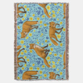 Couverture Renards et papillons sur le bleu de la piscine (devant Vertical)