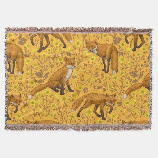 Couverture Renards et papillons sur orange (Devant)