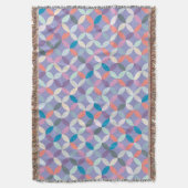 Couverture Répéter les quarts de cercle style motif violet la (devant Vertical)