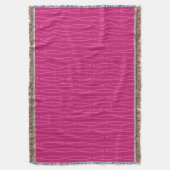 Couverture Répétition géométrique rose profond (devant Vertical)