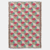 Couverture Repose de courtepointe patchwork Abstraite (devant Vertical)