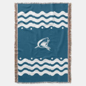 Couverture requin blanc personnalisez / .choisir couleur arri (devant Vertical)