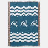 Couverture requin blanc personnalisez / .choisir couleur arri (devant Vertical)