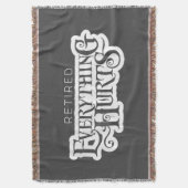 Couverture Retraité : Tout fait mal - drôle de retraite Jeter (devant Vertical)