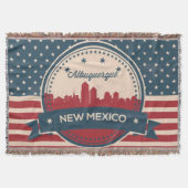 Couverture Retro Alberquerque New Mexico Skyline (Devant)