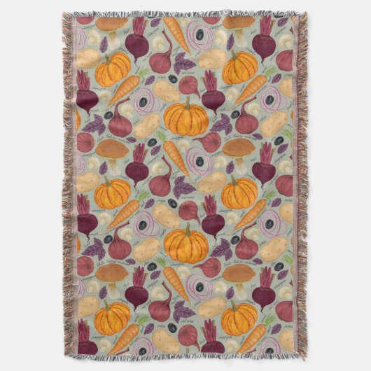 Couverture Rétro arrière - plan des légumes frais (devant Vertical)