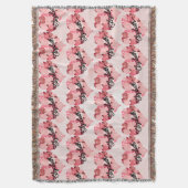 Couverture Retro Boho Floral I Heart Nom calligraphie texte (devant Vertical)