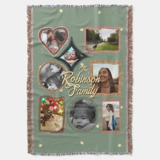 Couverture Retro Family 8 Photo Collage CUSTOM