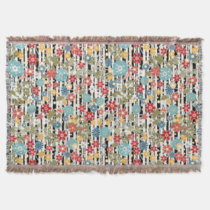 Couverture Rétro, floral rétro