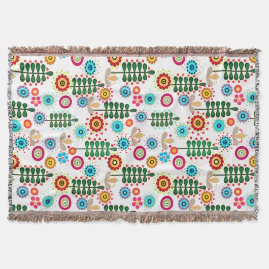 Couverture Rétro, Flower Patch (Devant)