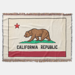 Couverture Rétro Golden State Bear République de Californie