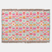 Couverture Rétro motif de cercle de roses indien (Devant)