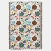 Couverture Rétro motif floral 2 (devant Vertical)