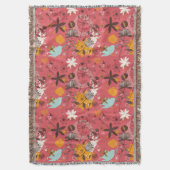 Couverture Rétro motif floral 3 (devant Vertical)