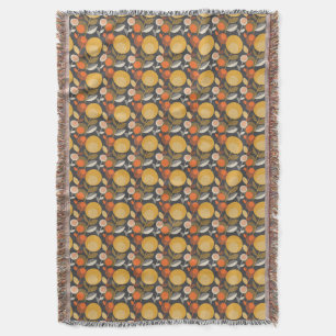 Couverture Rétro motif floral classique