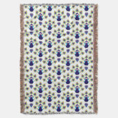 Couverture rétro paon exotique de l'Inde (devant Vertical)