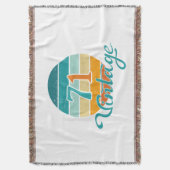 Couverture Retro Sunset 71 Vintage en détresse (devant Vertical)