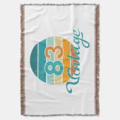 Couverture Retro Sunset 83 Vintage Distressed (devant Vertical)