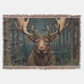 Couverture Retro vintage Christmas Moose (Devant)