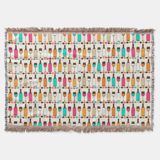 Couverture Rétros bouteilles et verres de vin (Devant)