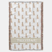 Couverture Rhodesian Ridgeback personnalisé (devant Vertical)