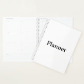 Couverture rigide standard 8,5" x 11", spirale bla (Devant avec enveloppe)
