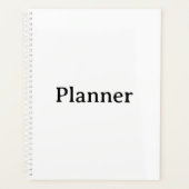 Couverture rigide standard 8,5" x 11", spirale bla (Devant)