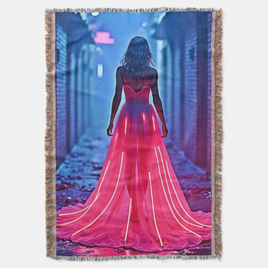 Couverture Robe de lumière rose cyberpunk dans une allée myst (devant Vertical)