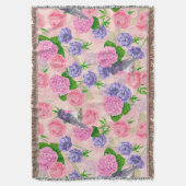 Couverture Robin et fleurs, motif aquarelle (devant Vertical)