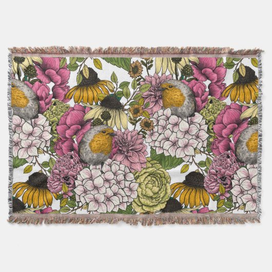 Couverture Robins dans le jardin (Devant)