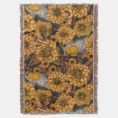 Couverture Robins dans le jardin d'automne sur noir (devant Vertical)