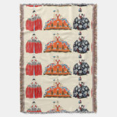 COUVERTURE ROCOCO LADY BEAUTY, MODE COSTUME DECO (devant Vertical)