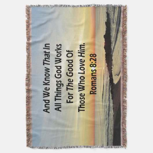 COUVERTURE ROMAINS DU SOLEIL 8:28 SCRIPTURE VERSE (devant Vertical)