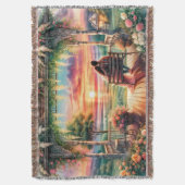 Couverture Romantic Sunset Porch View Illustration (devant Vertical)